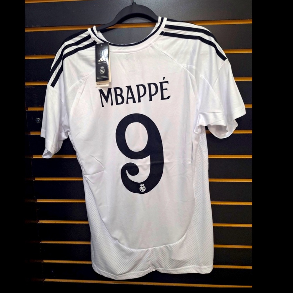 REAL MADRID soccer Jersey Mbappe # 9